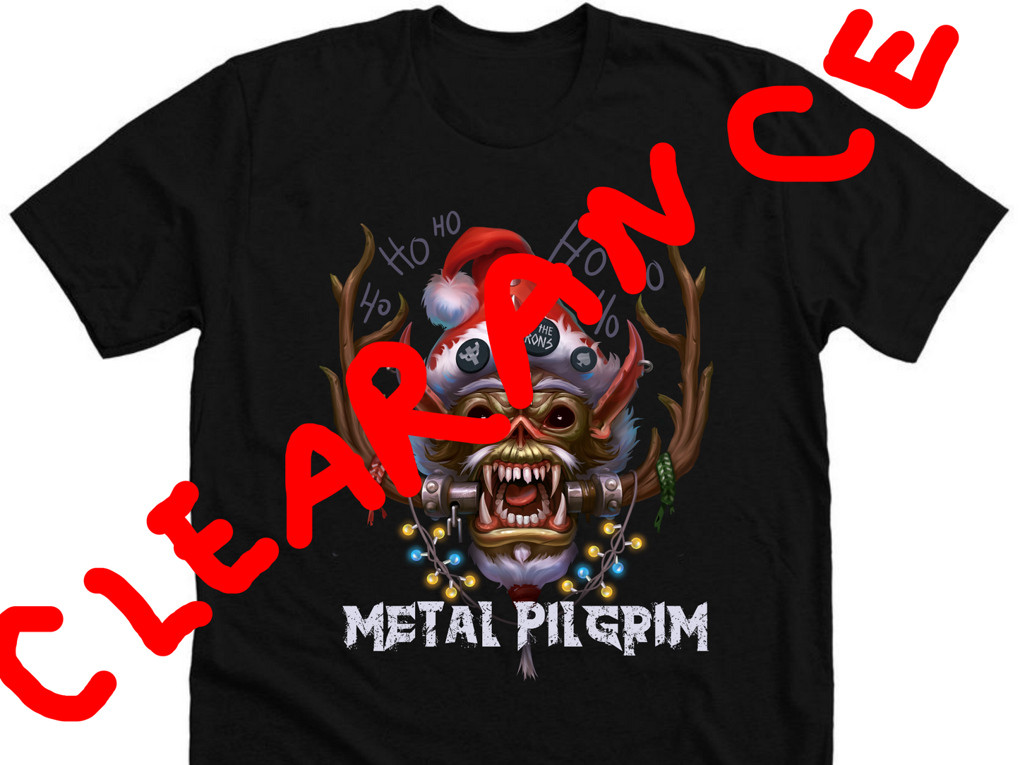 CLEARANCE: Metal Christmas T-shirt (last year's bunch)